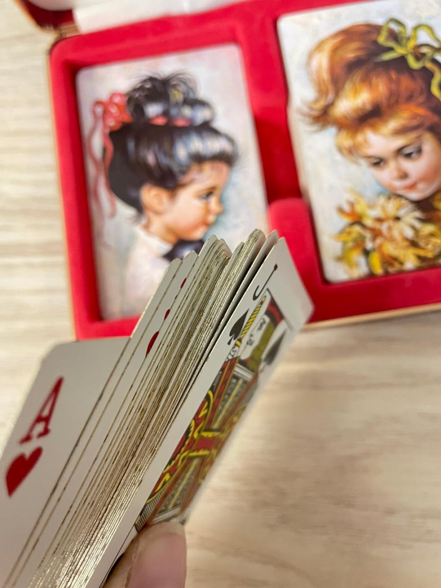 vintage 60s medeiros sugar bon playing cards set - good market thrift store