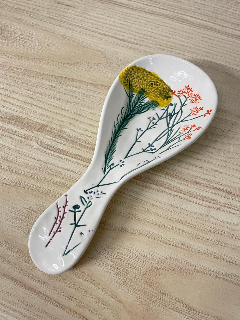 anthopologie dagny ceramic spoon rest