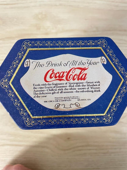 vintage 90s coca cola nostalgic tin - good market thrift store