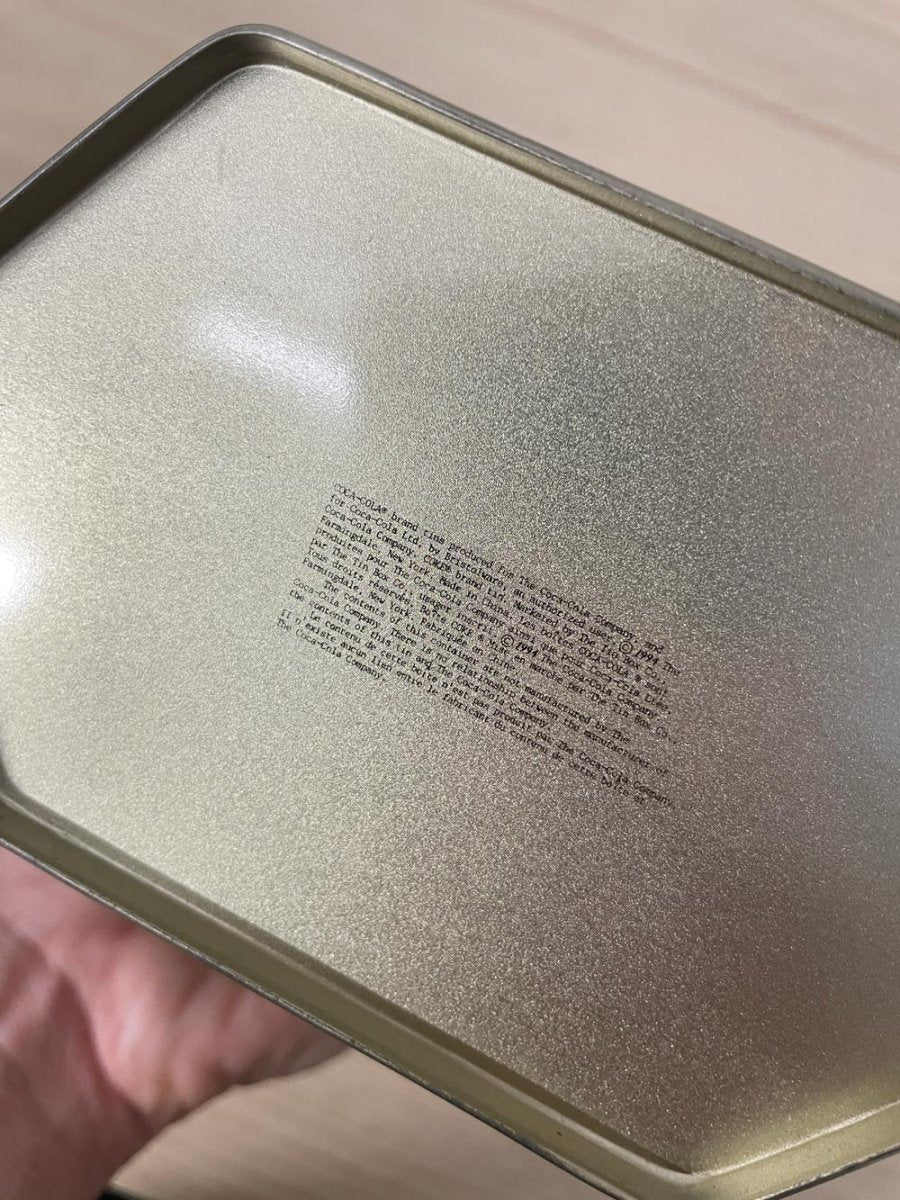 vintage 90s coca cola nostalgic tin - good market thrift store