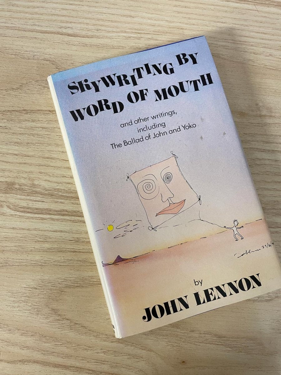 vintage 80s beatles skywriting by word of mouth john and yoko book - good market thrift store