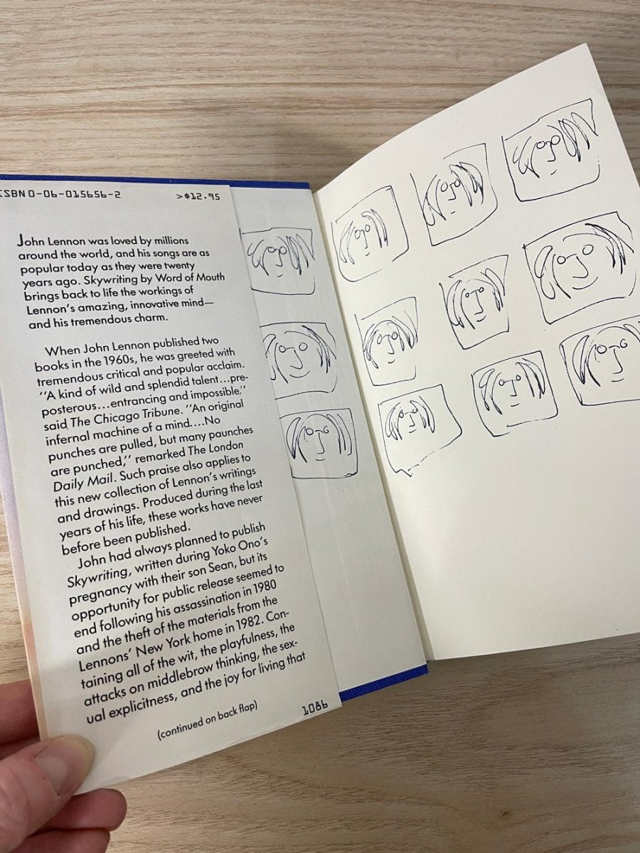 vintage 80s beatles skywriting by word of mouth john and yoko book - good market thrift store