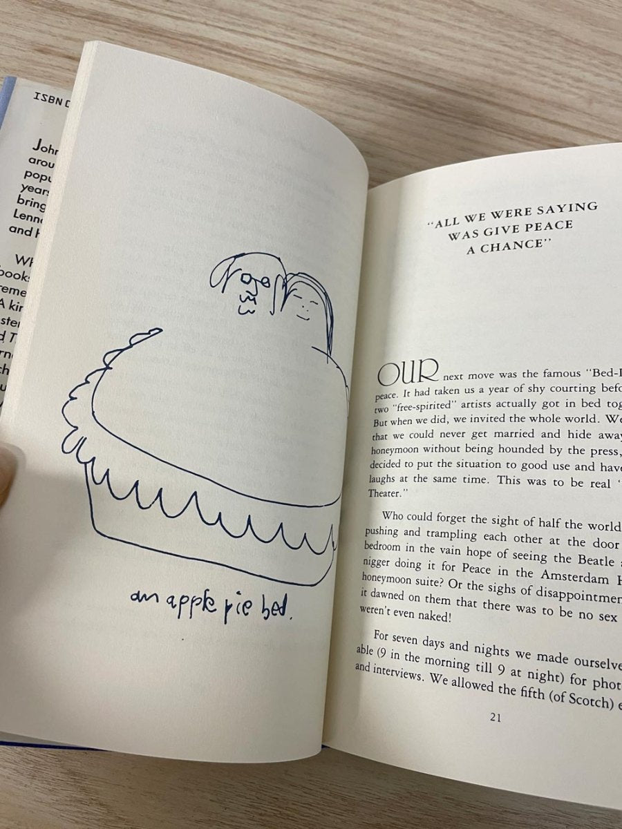 vintage 80s beatles skywriting by word of mouth john and yoko book - good market thrift store