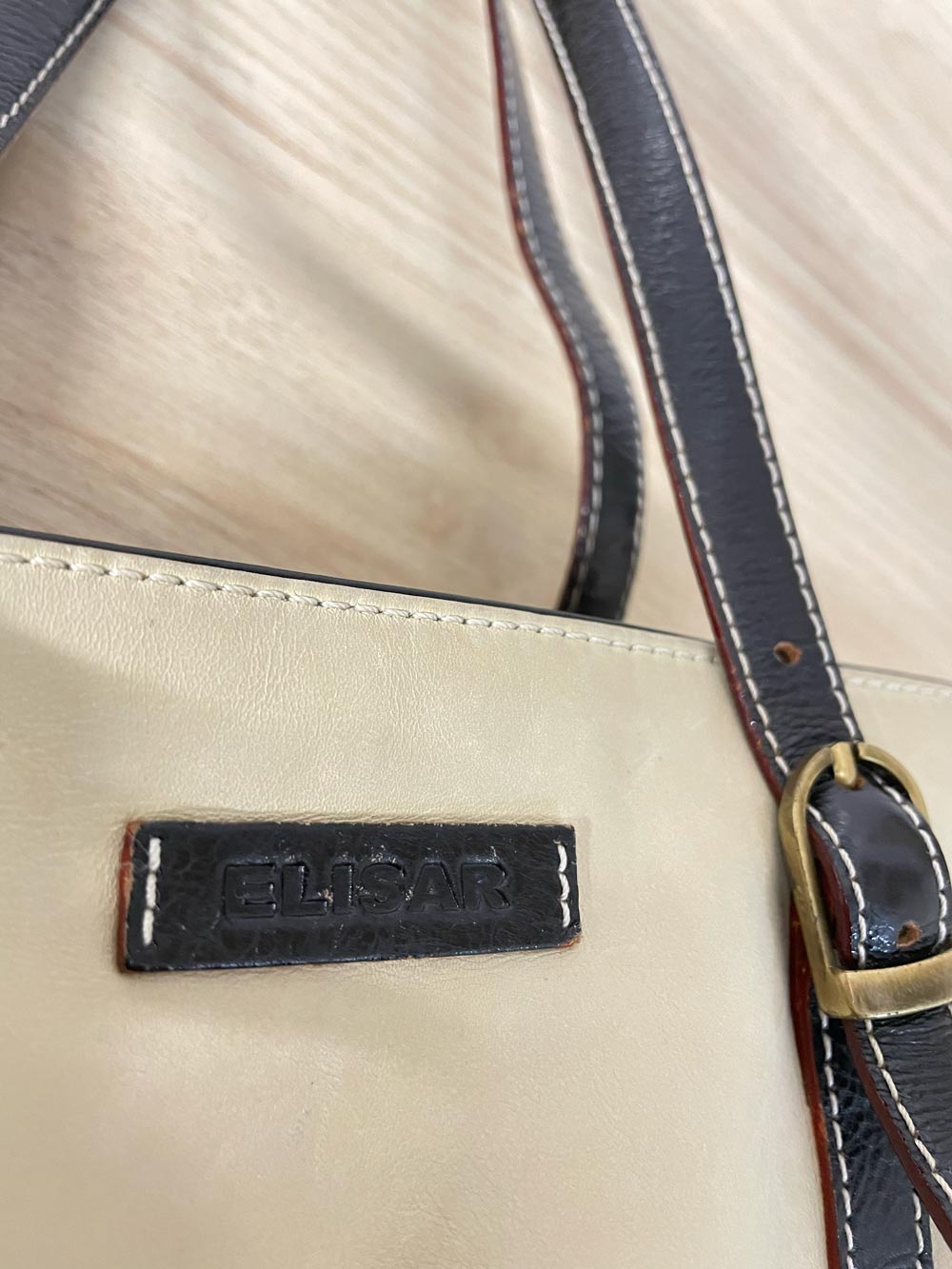 y2k elisar leather mini baguette bag