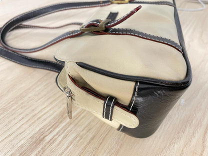 y2k elisar leather mini baguette bag