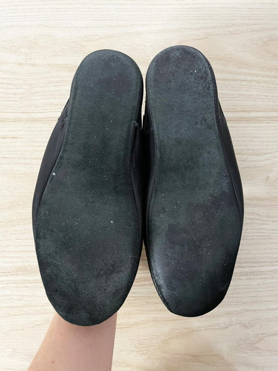 vintage eaton leather slipper - good market thrift store