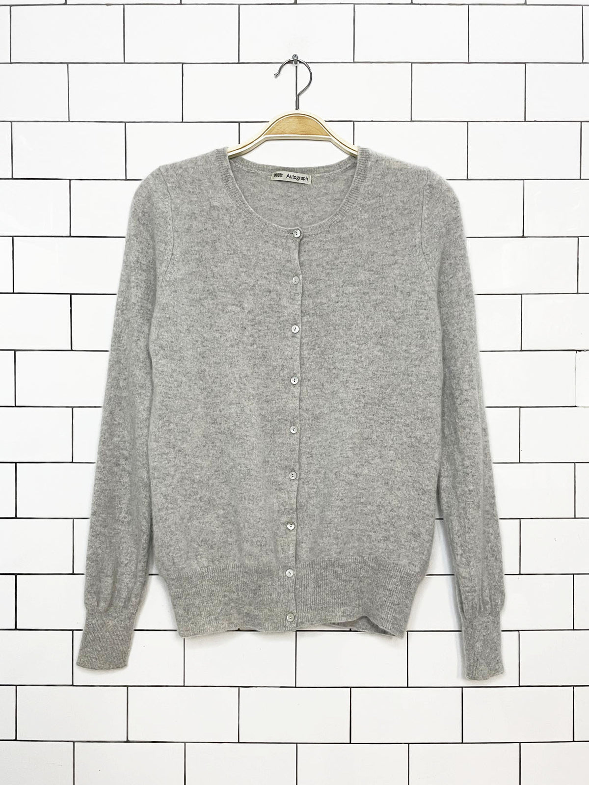 autograph 100% cashmere knit cardigan sweater | marks & spencer