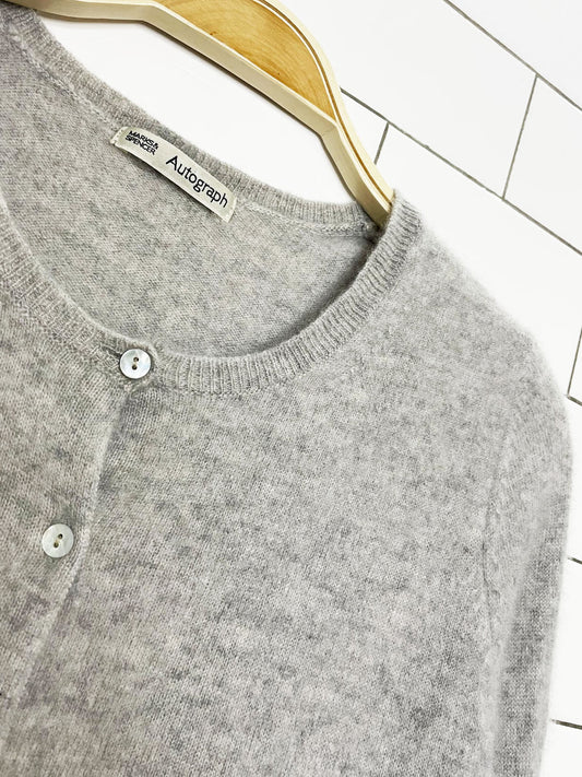 autograph 100% cashmere knit cardigan sweater | marks & spencer