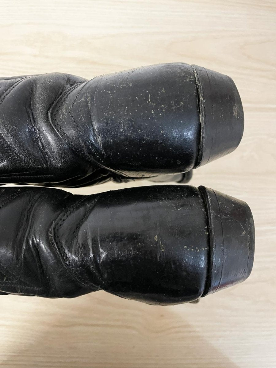 vintage goodyear welt leather cowboy boots - good market thrift store