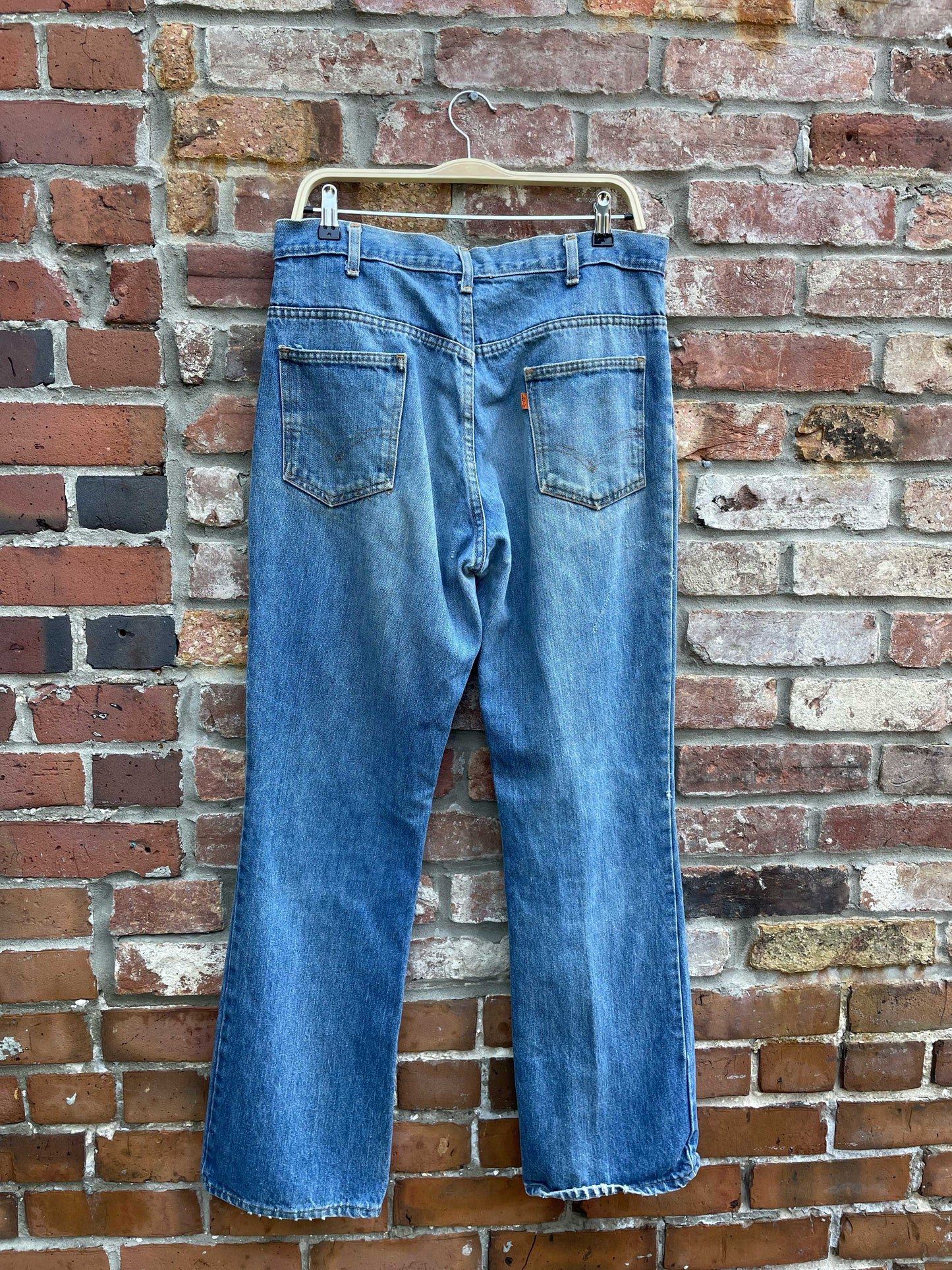 vintage orange tab levi's straight leg jeans