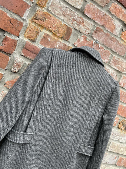 vintage alarna union made in usa long wool coat