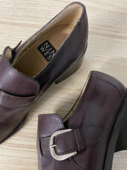 vintage 90s nine west buckle leather loafer - good market thrift store