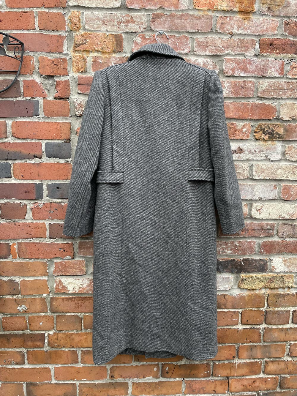vintage alarna union made in usa long wool coat