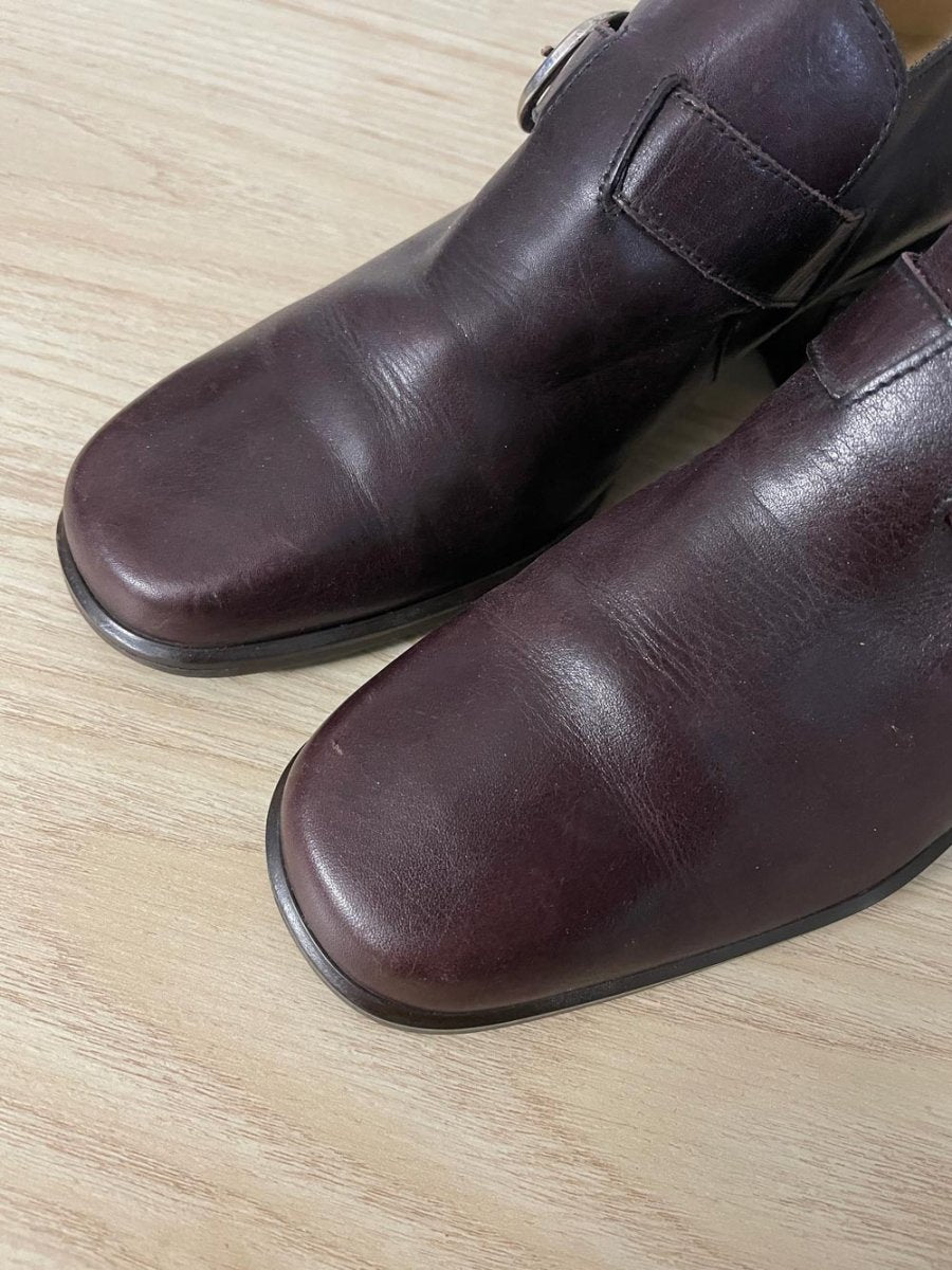 vintage 90s nine west buckle leather loafer - good market thrift store