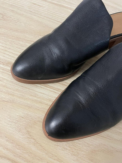crown vintage leather mules - good market thrift store