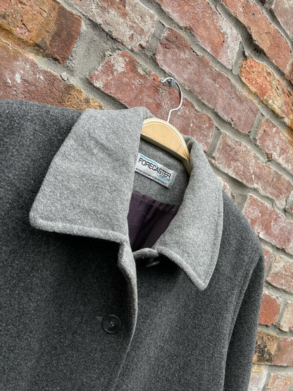 vintage 100% wool two-tone chore coat