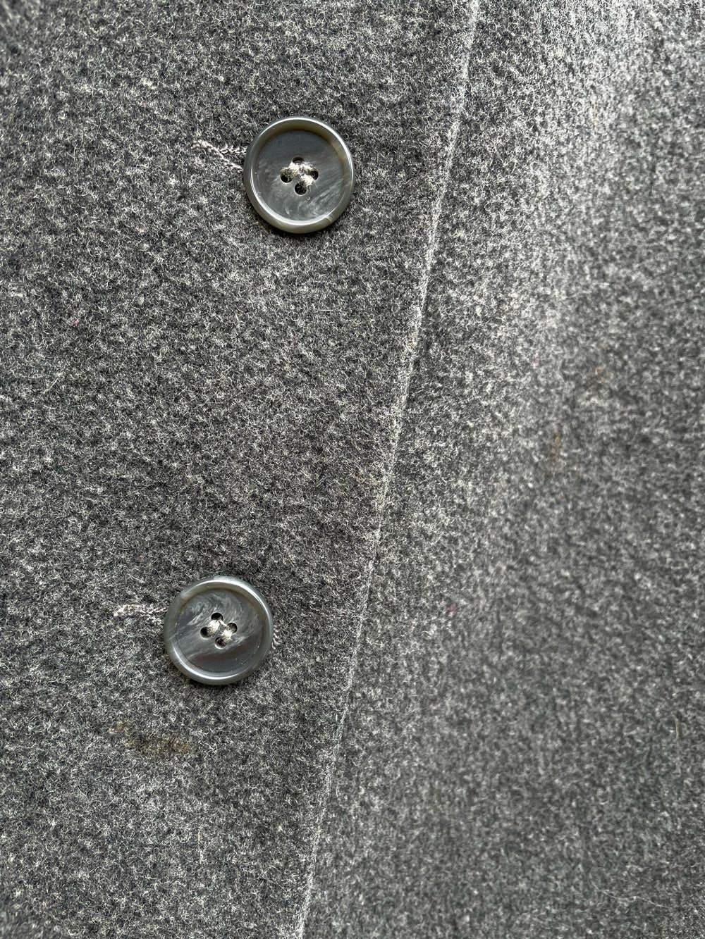 vintage 100% wool two-tone chore coat