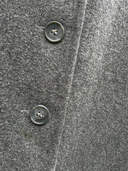 vintage 100% wool two-tone chore coat