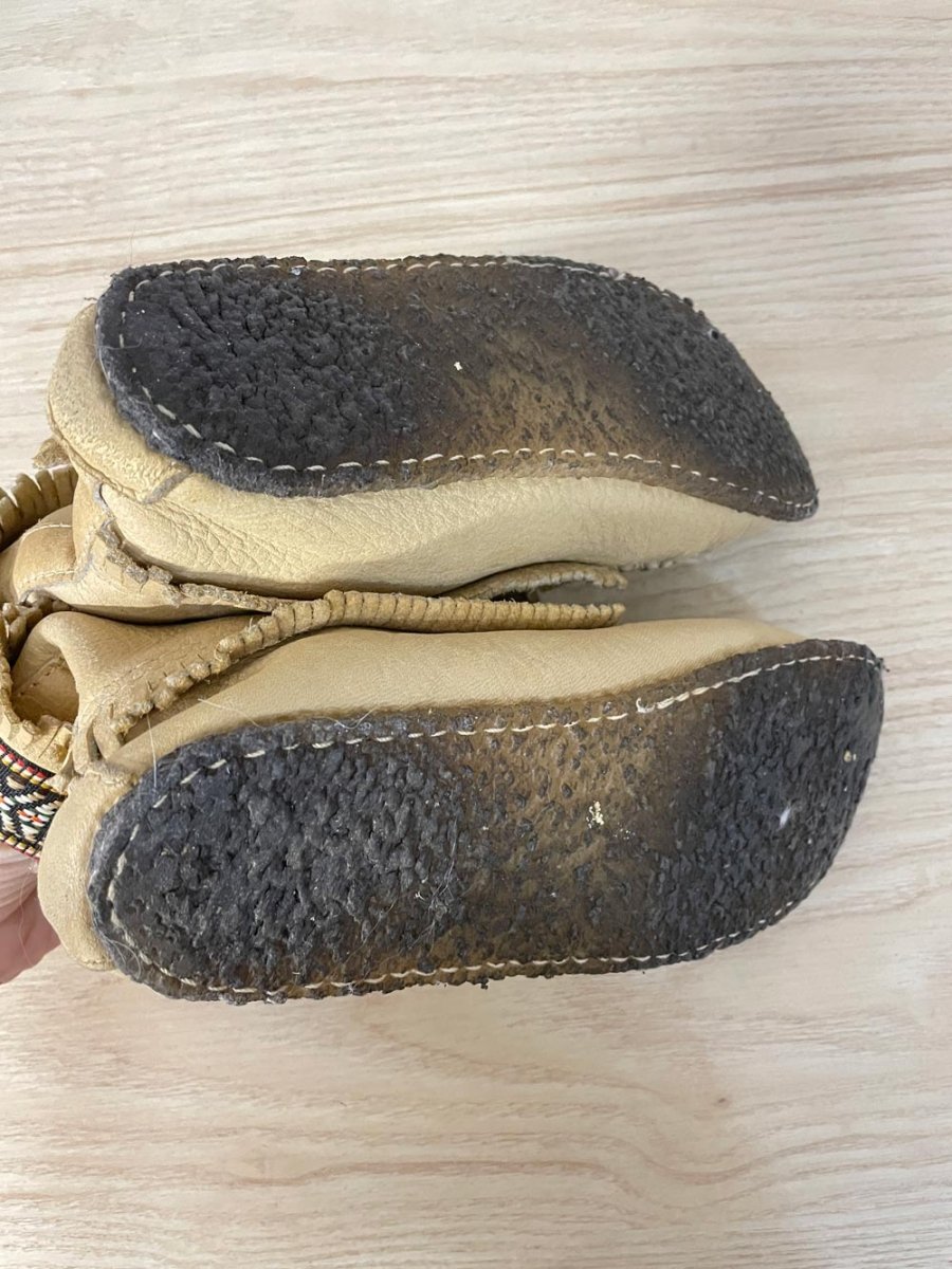 softmoc leather fringe boot moccasins - good market thrift store