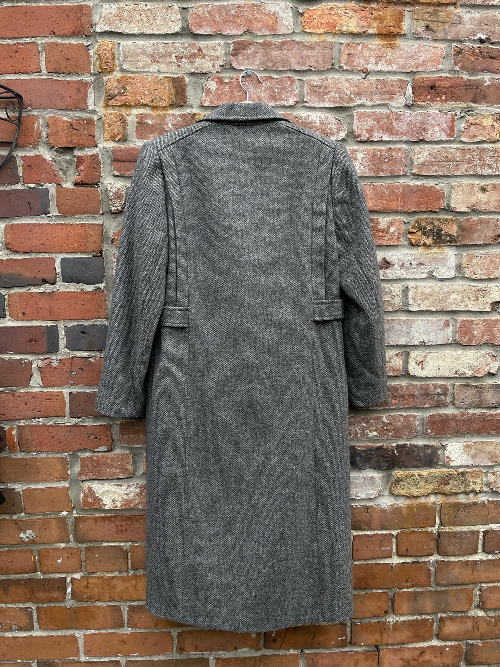 vintage alarna union made in usa long wool coat