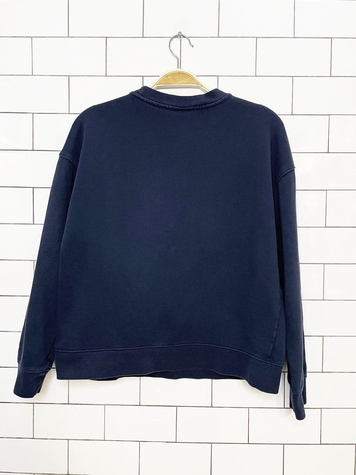 scotch & soda paris spell out boxy sweatshirt
