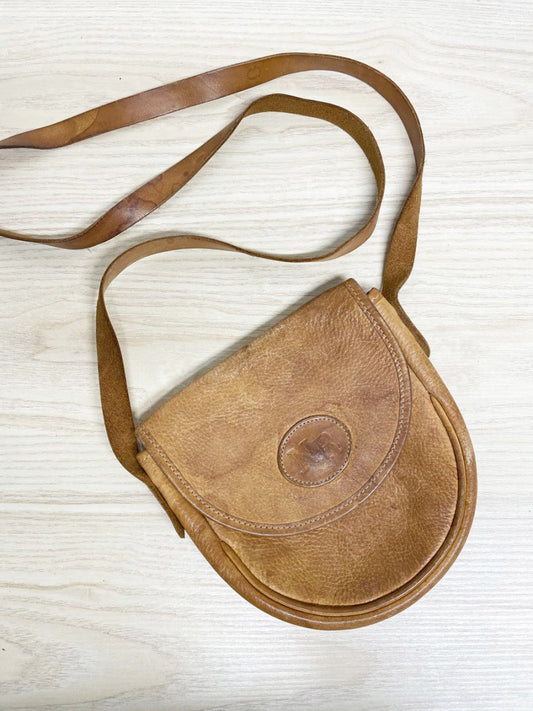 vintage 90s northern reflections leather crossbody - good market thrift store