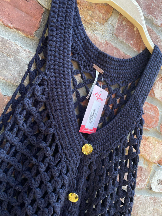 free people crochet vest top