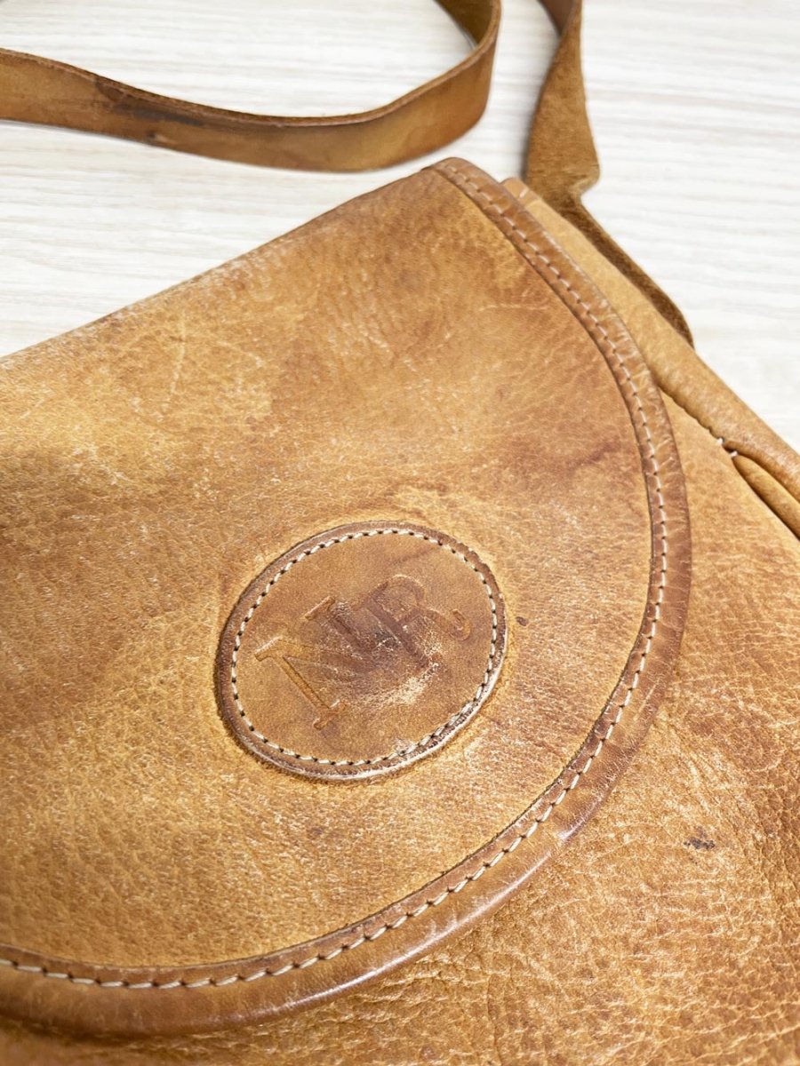 vintage 90s northern reflections leather crossbody - good market thrift store