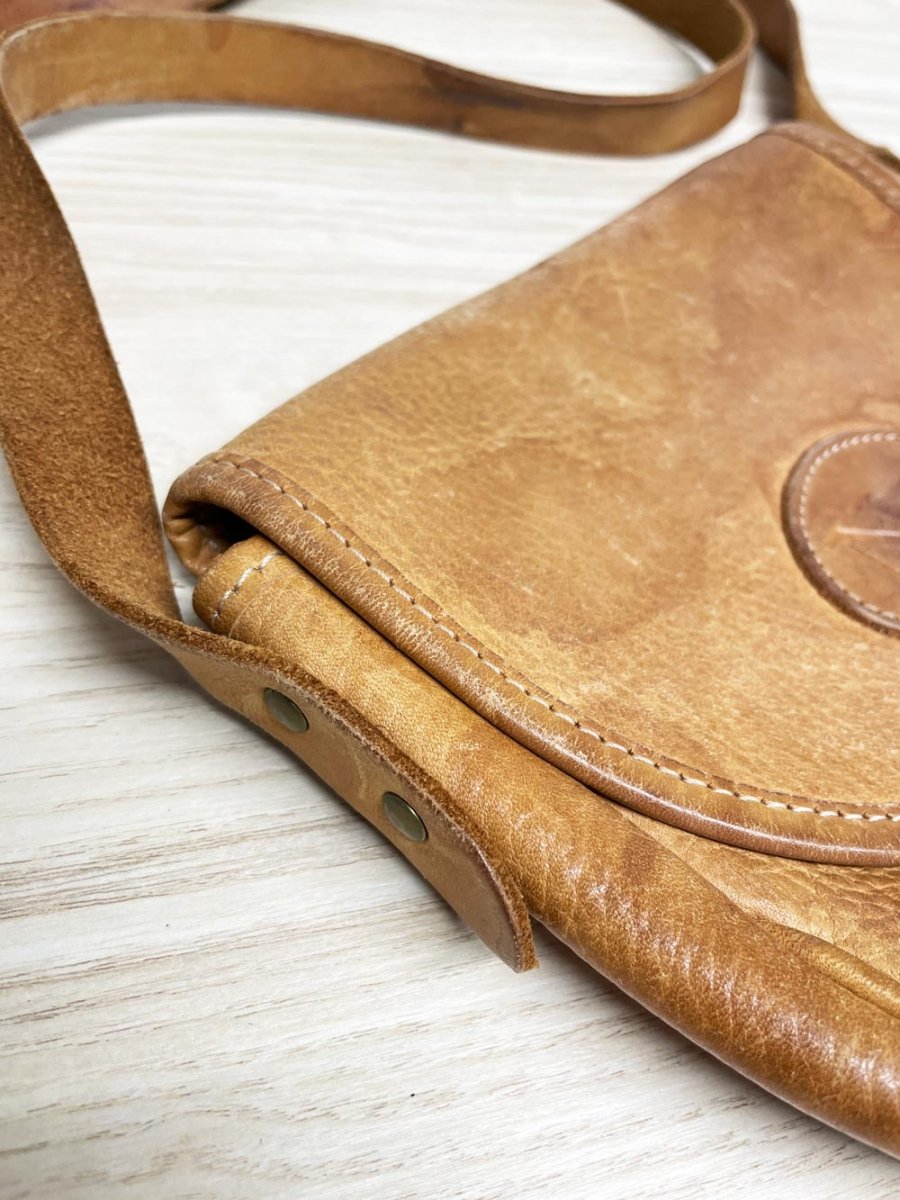 vintage 90s northern reflections leather crossbody - good market thrift store