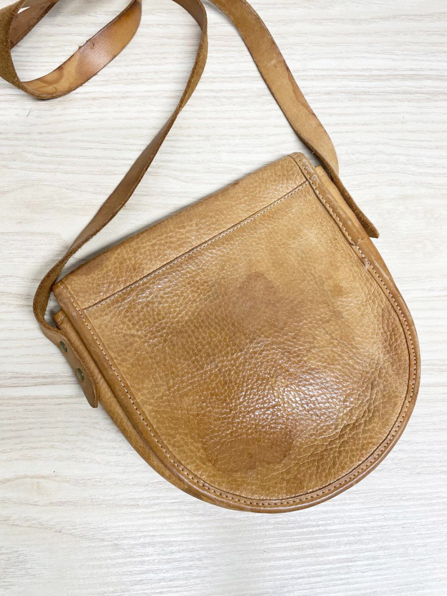 vintage 90s northern reflections leather crossbody - good market thrift store