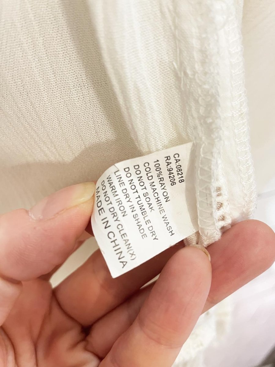 YDE crochet trim fringe beach kimono - good market thrift store