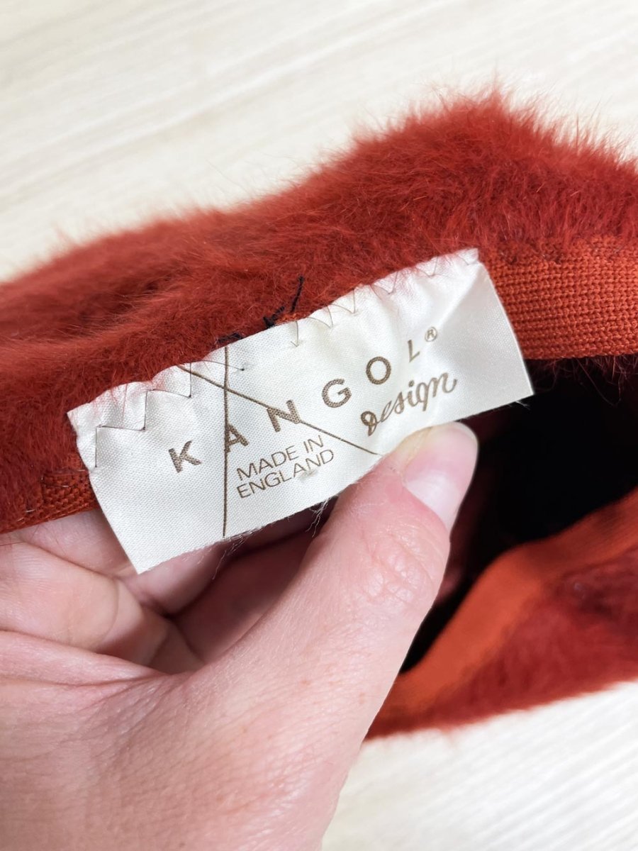 vintage 70s kangol angora hat | made in England - good market thrift store