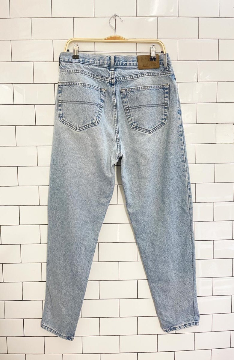 vintage 90s tommy hilfiger baggy tapered freedom jeans - good market thrift store