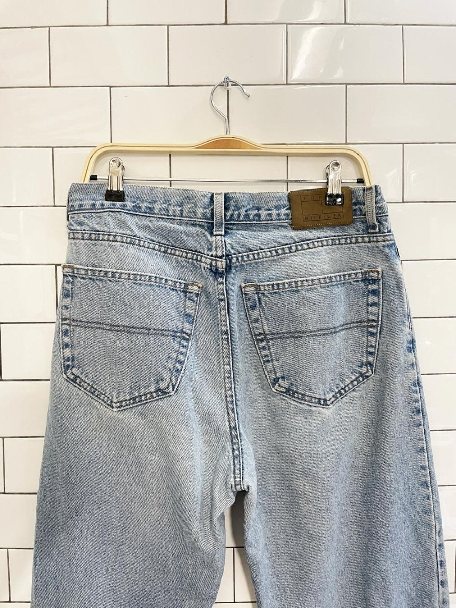 vintage 90s tommy hilfiger baggy tapered freedom jeans - good market thrift store