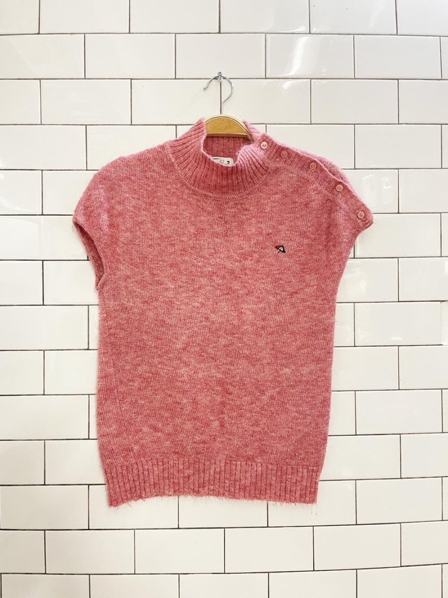 vintage arnold palmer knit sleeveless sweater - good market thrift store