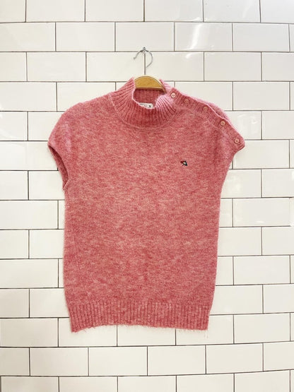 vintage arnold palmer knit sleeveless sweater - good market thrift store