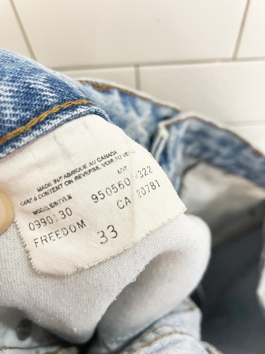 vintage 90s tommy hilfiger baggy tapered freedom jeans - good market thrift store