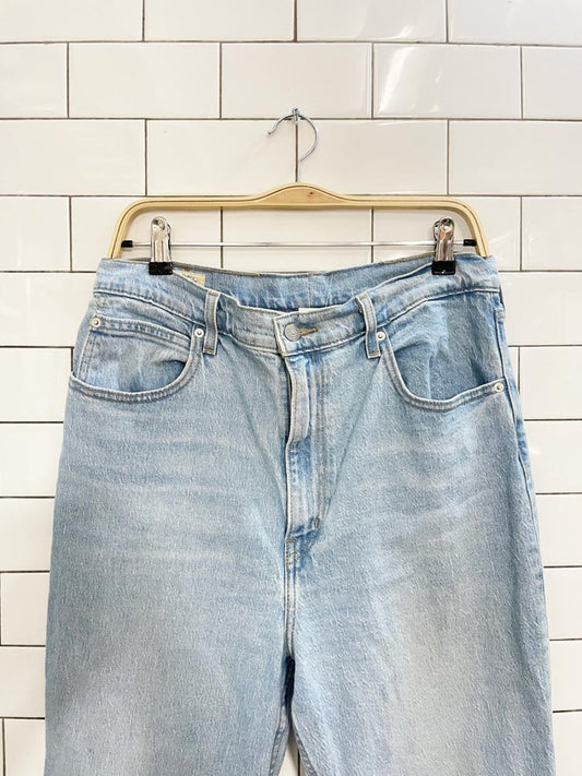 levi's 70s style high rise slim straight jeans - good market thrift store