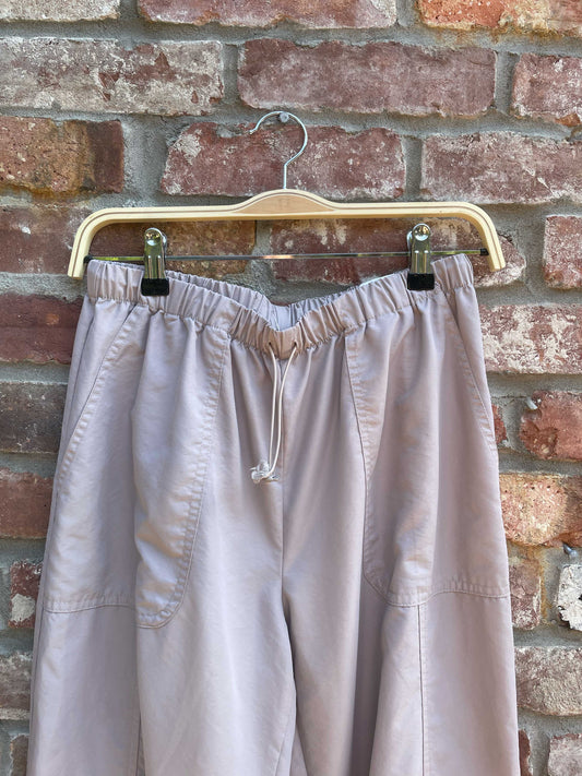 bluenotes drawstring waist parachute pants