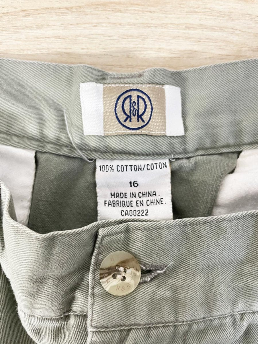 vintage 00s R&R safari mom short - good market thrift store