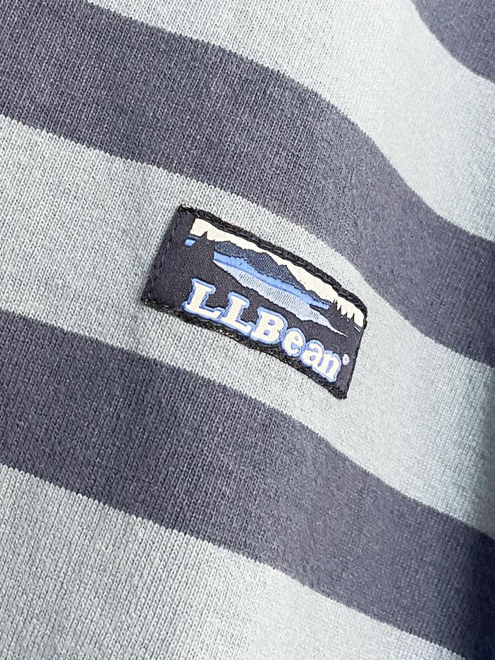 ll bean striped long sleeve rugby shirt | traditional fit