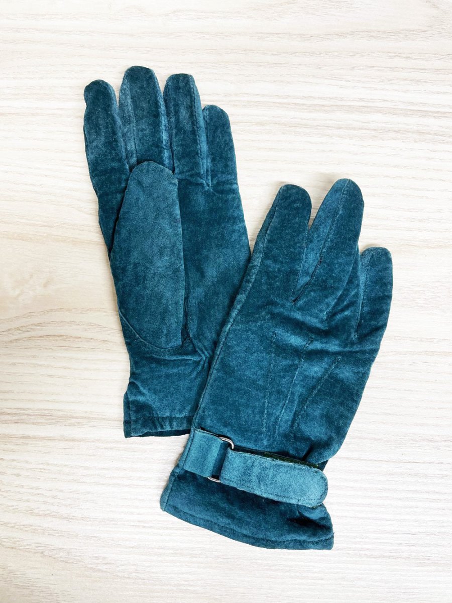 vintage suede driving gloves - good market thrift store