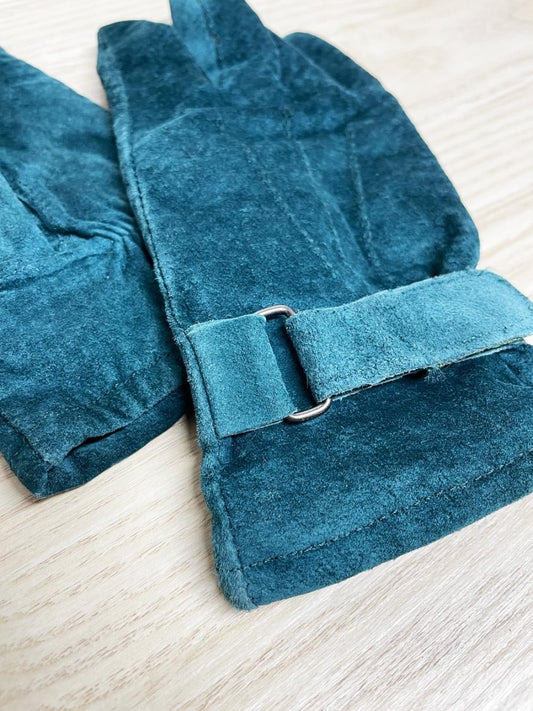 vintage suede driving gloves - good market thrift store