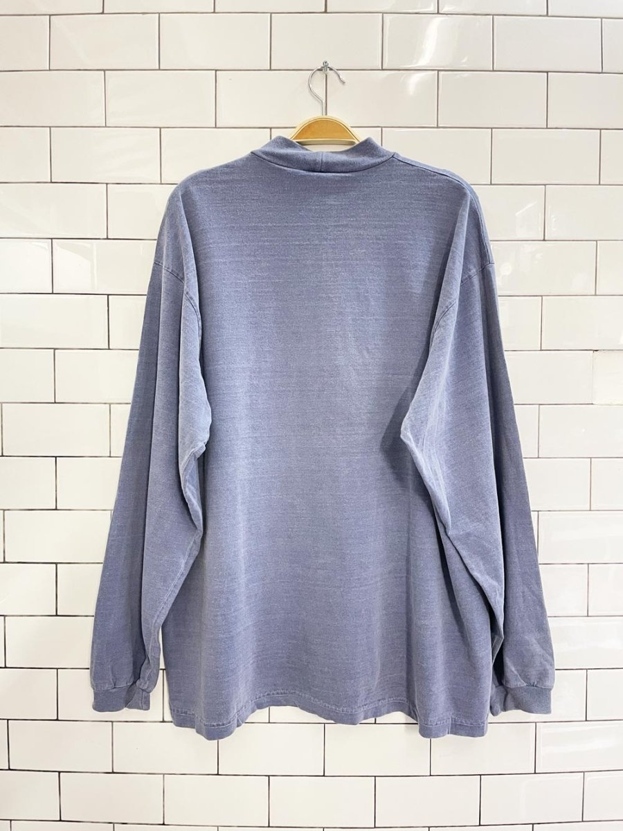 vintage 90s boca authentic perfectly faded logo long sleeve top - good market thrift store