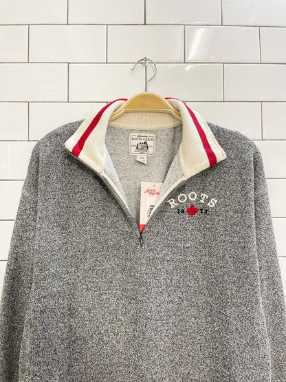 roots cabin 1/4 zip sweatshirt dress - good market thrift store