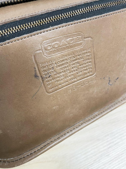 vintage 80s coach NYC swagger leather bag - good market thrift store