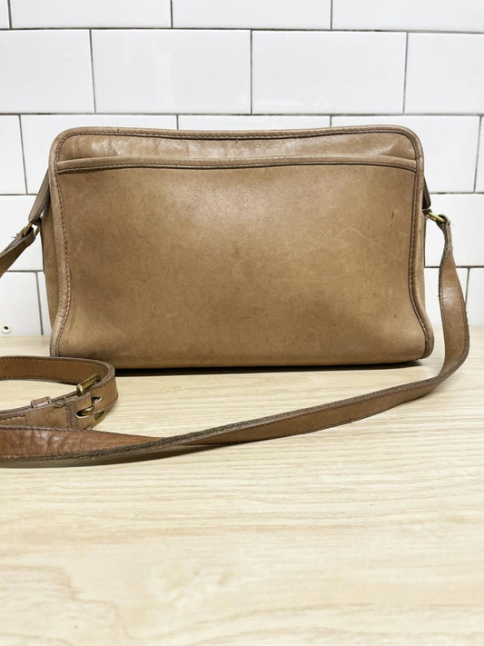 vintage 80s coach NYC swagger leather bag - good market thrift store