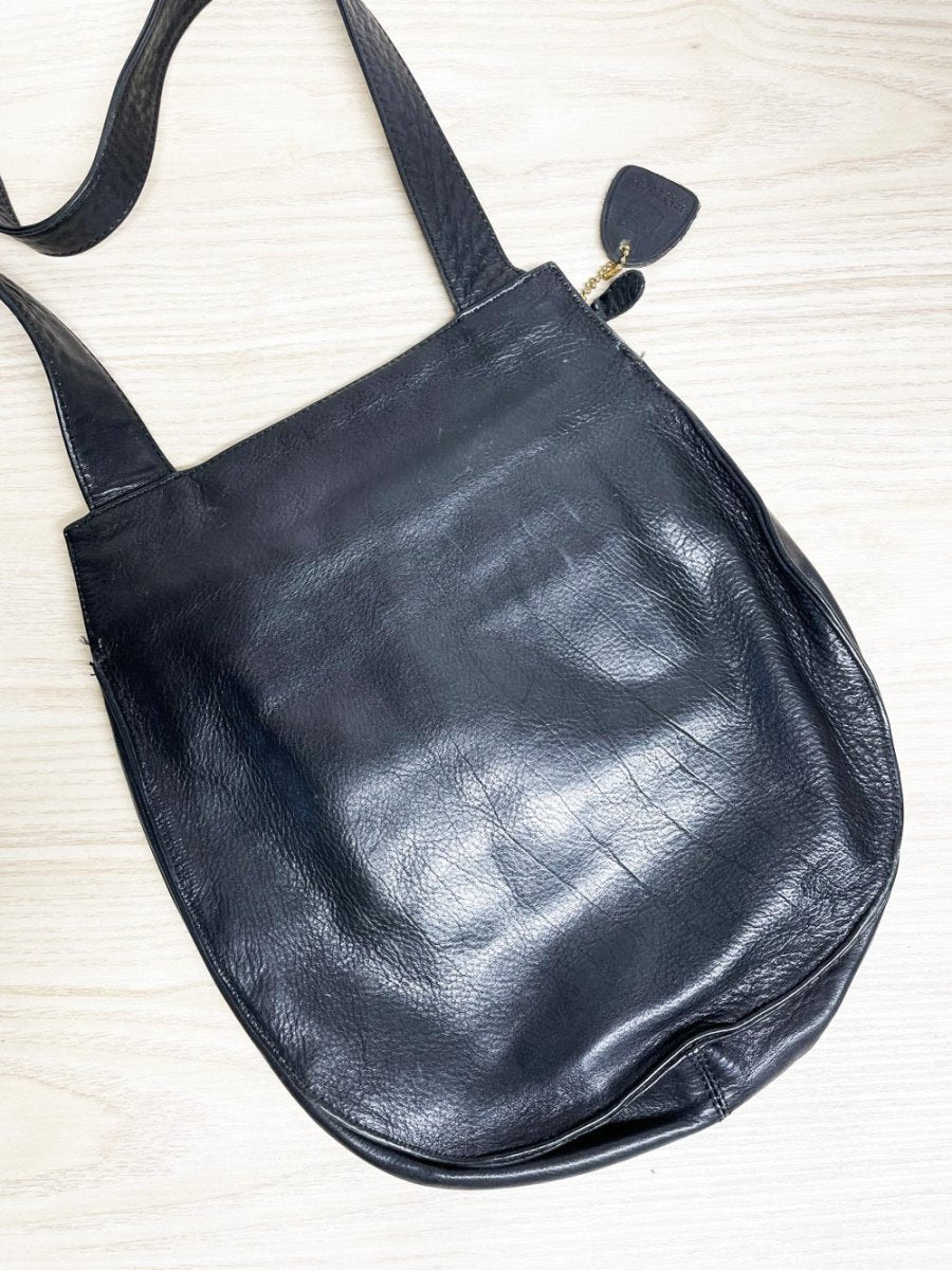 jp ourse & cie leather saddle crossbody bag - good market thrift store