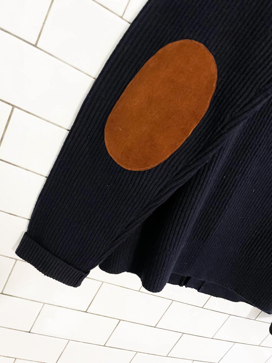 club monaco 100% merino wool ribbed knit shawl cardigan - good market thrift store