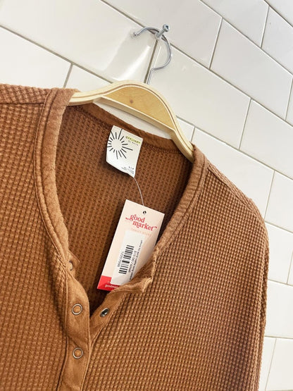 offline by aerie waffle long sleeve top - good market thrift store